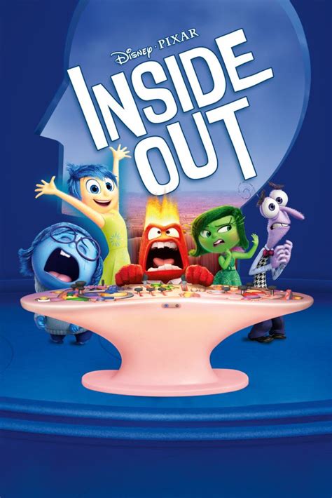 Inside Out 2015 Movie Poster Amy Poehler Phyllis Smith Richard Kind Insideout 2015