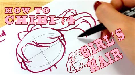 How To Chibi Drawing Tutorial 4 Girl Hair How To Draw Chibi