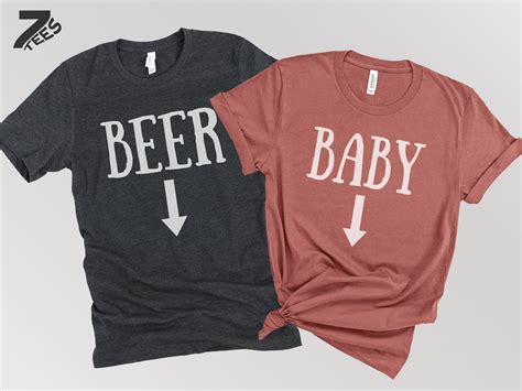 Pregnancy Announcement Shirts Couples Pregnancy Shirts Etsy
