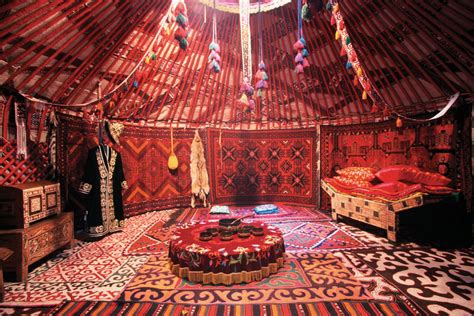 Kazakh Yurt Yurt Interior Bedouin Tent Yurt