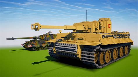 Minecraft Military Tank Builds Aurvandil Showcase Youtube