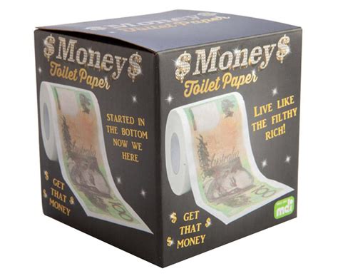 Australian 100 Note Novelty Money Toilet Paper Roll Au