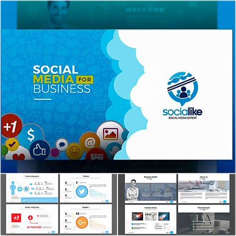 Social Media Powerpoint Template Free Download