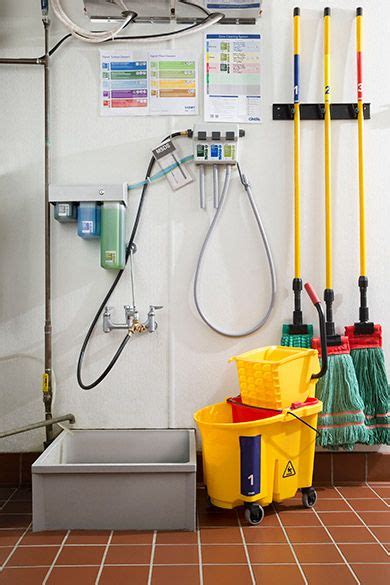 Space at hospitals, clinics, and other healthcare settings is precious, and we help optimize every cubic inch. Janitorial | Supply room, Closet layout, Cleaning closet
