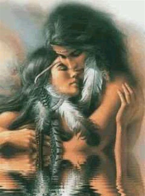 Native American Couple Images Amérindiens Art Indien Illustration Indienne