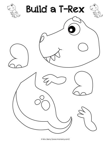 Dinosaur Cutouts Printable