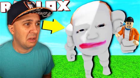 Escape The Creepy Running Head In Roblox Youtube