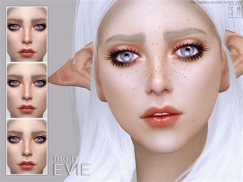 Evie Freckles By Screaming Mustard At Tsr Sims 4 Updates