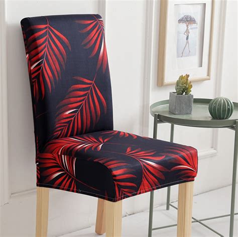 Dining chair seat covers play many essential roles in the home. Chair Covers Soft Spandex Fit Stretch Short Dining Room ...