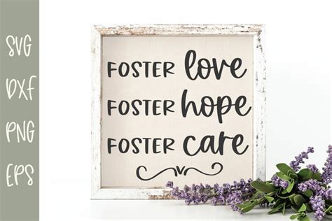 Foster Love Foster Hope Foster Care Svg