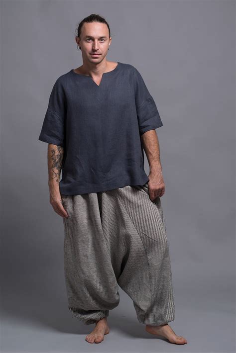 Mens Linen Outfits Mens Linen Pants Mens Pants Camo Pants Linen