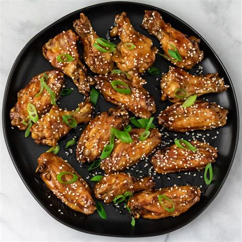 Olive oil, pinch salt and pepper, 1/4 cup soy sauce (reduced sodium recommended), 2 cloves garlic, minced, 2 tbsp. Oven Baked Teriyaki Chicken Wings : recipes