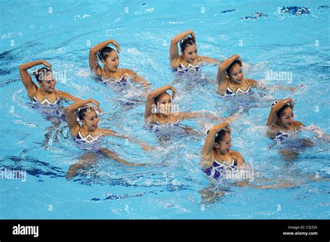 Japan Synchronized Swimming National Team Group For 14th Fina World