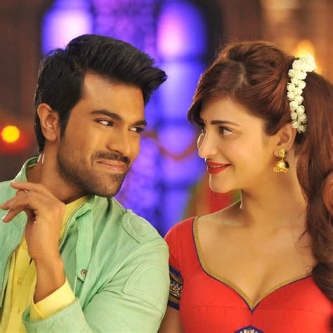 Shruti Hassan And Ram Charan Teja In A Still From The Telugu Movie Yevadu