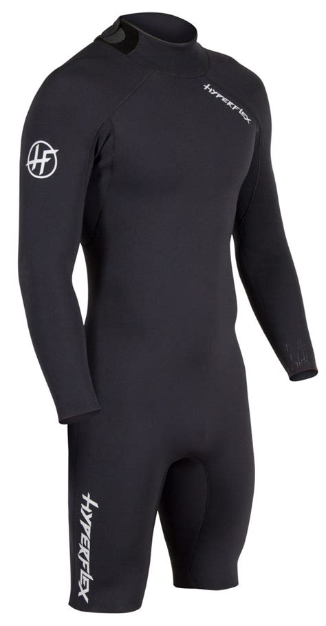25mm Mens Hyperflex Vyrl Long Sleeve Springsuit Wetsuit Back Zip