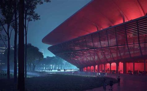 Zaha Hadid Architectss Xian International Football Centre Image By