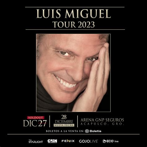 Luis Miguel Tour 2023 En Acapulco En La Arena GNP Seguros