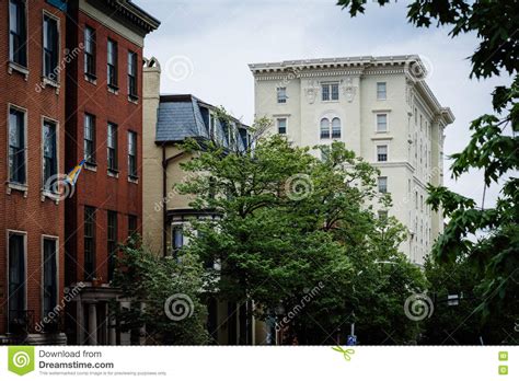 Buildings In Mount Vernon Baltimore Maryland Stock Image Image Of
