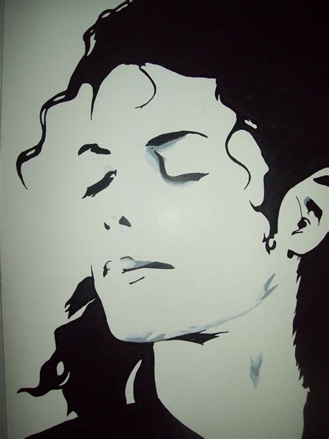 My Third Michael Jackson Stencil My Favorite To Date Silhouette Art