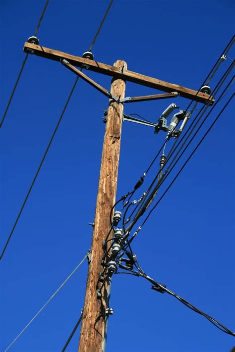 Hd Wallpaper Power Pole Electricity Utility Cable Wires
