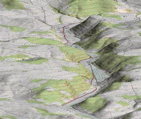 Us Topographic Map 3d