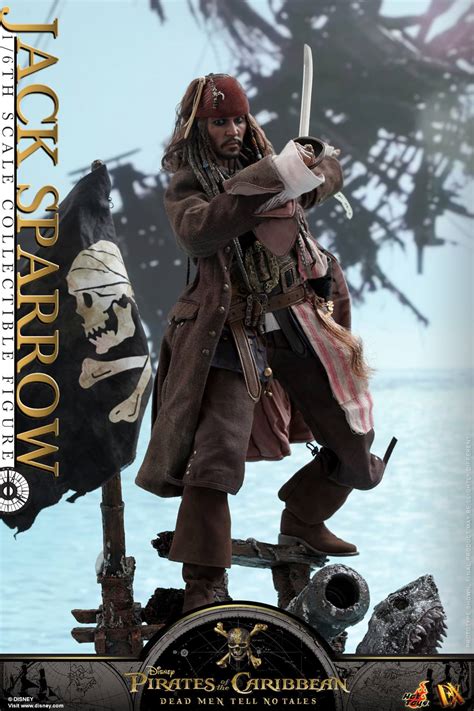 pirates of the caribbean dead men tell no tales jack sparrow by hot toys the toyark news