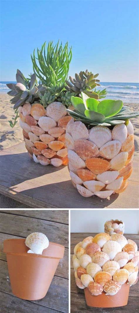 40 Cute And Easy Seashell Craft And Decor Ideas Diy Garden Projects