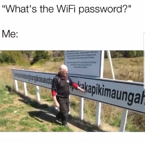 When Ppl Ask Me For The Wifi Password Meme By Chestnutbudgie