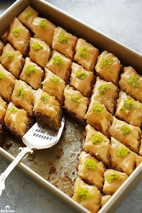 Pistachio Baklava Cleobuttera Recipe Arabic Sweets Recipes