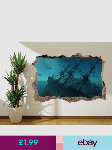 Ship Wreck Underwater Photo Wall Sticker Wall Mural 7972896 Under The