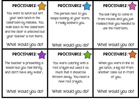 Back To School Procedures Game And Posters For 2nd 5th Grade The