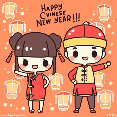 Chinese New Year Cartoon Wallpapers Wallpaper Cave