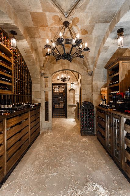 The Castle Transitional Wine Cellar New York By Joseph And