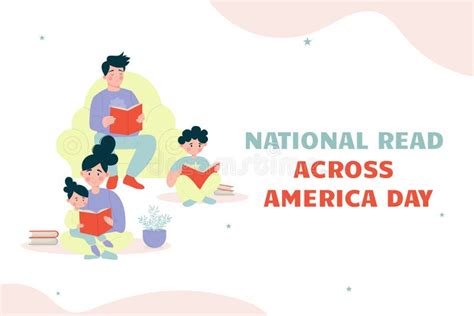 Children And Parents Are Reading A Book National Read Across America