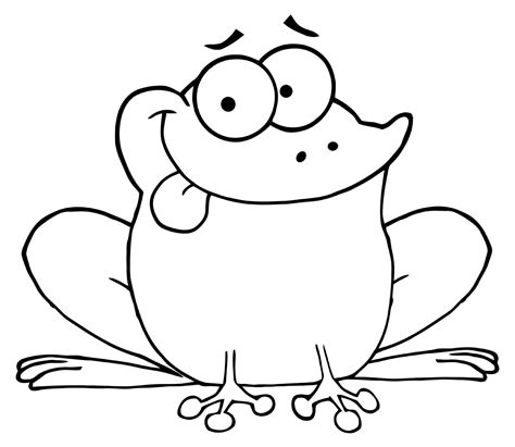 Frogs To Color For Kids Frogs Kids Coloring Pages