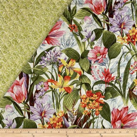 Botancial Society Large Floral Double Sided Quilted Double Faced