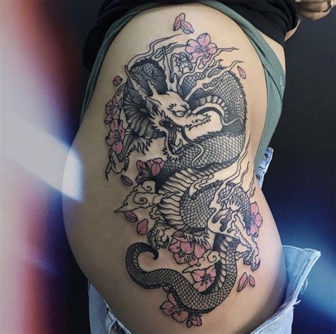 165 Dragon Tattoo Designs For Women 2020 Arms Shoulder Chest