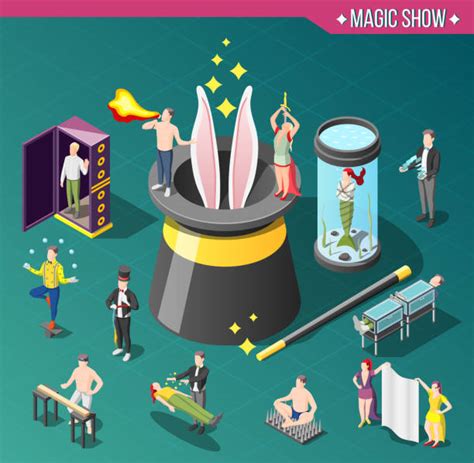 Magician Escape Illustrations Royalty Free Vector Graphics And Clip Art