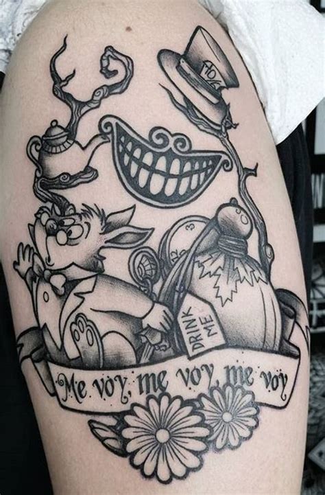 100 Alice In Wonderland Tattoos Youll Need To See Tattoo Me Now