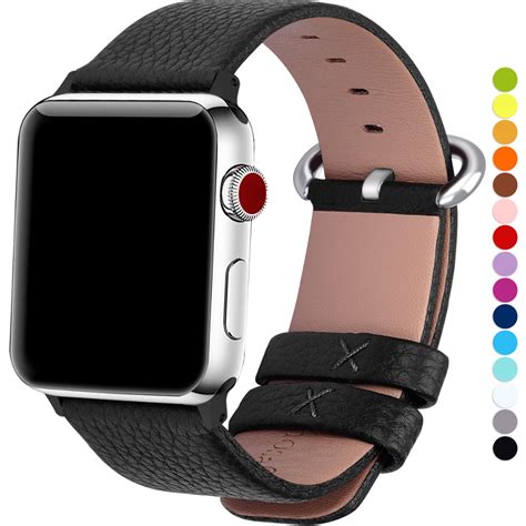 15 Colors Genuine Leather For Apple Watch Bands Series 54321