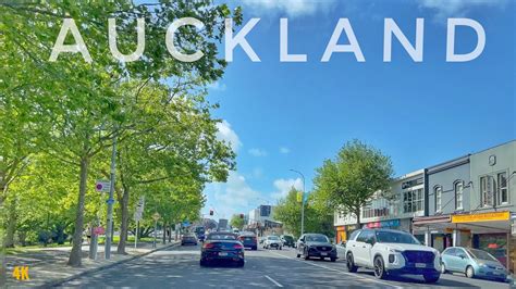 Auckland City Driving Tour 4k Ponsonby Newmarket Auckland Airport