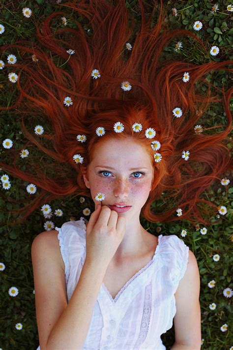 Redhead Portraits By Maja Topčagić Are Full Of Summer Demilked