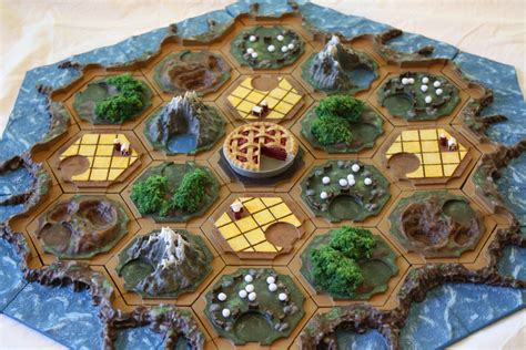 Catan for two introduces a new neutral third player. I made a magnetic, 3d Settlers of Catan board : DIY
