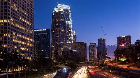 4k Downtown Los Angeles And Griffith Observatory At Night Hyperlapse Emerics Timelapse