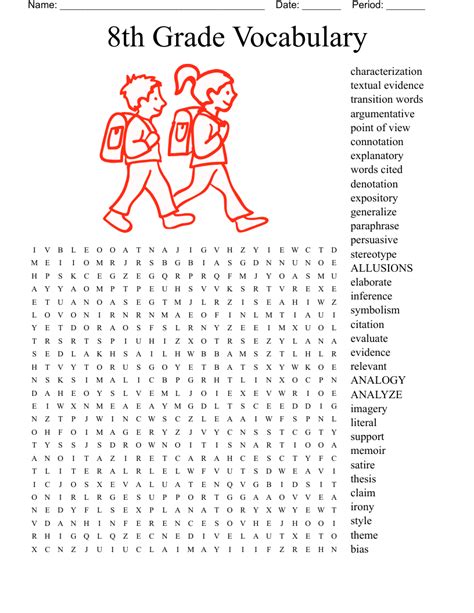 Similar To 8th Grade Vocab Word Search Wordmint