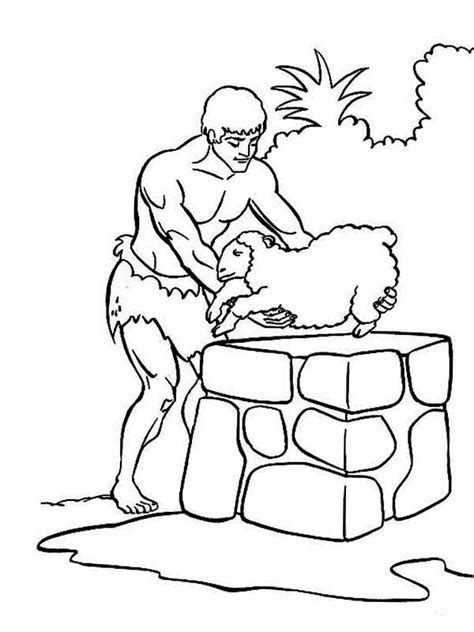 Alphabets & school coloring pages animals coloring pages bible coloring pages birds coloring pages cartoons coloring pages countries p felt board figures: Abel & Cain, : Abel Sacrifice Sheep in Abel and Cain ...