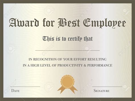 Years of service certificate templates. Best Employee Certificate Template ...