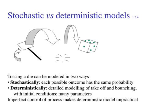 In mathematical modeling, deterministic simulations contain no random variables and no degree of randomness, and consist mostly of equations, for example difference equations. PPT - Methodology in quantitative research PowerPoint ...