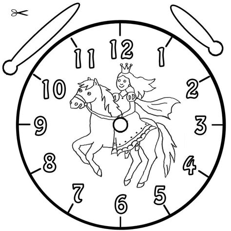Waehlen sie die kategorie von zeichen das sie bevorzugen. Ausmalbild Uhrzeit lernen: Ausmalbild Prinzessin und Pferd ...