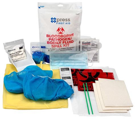 Xpress First Aid 59627 Bloodborne Pathogenbodily Fluid Spill Clean